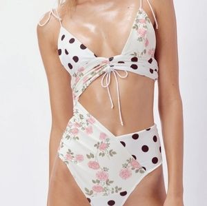 NWT For Love & Lemons Neapolitan One Piece